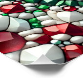 Poster met Italiaanse kleuren Design (Hoek)