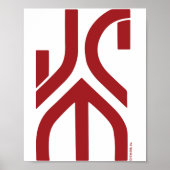Poster met JCM-stylized Logo (Voorkant)
