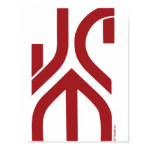 Poster met JCM-stylized Logo