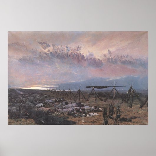 Poster met Jean Baptiste E. Detailschilderwerk (Voorkant)