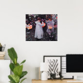 Poster met John Singer Sargent schilderen (Thuiskantoor)