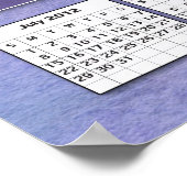 Poster met kalender voor het jaar 2012 van de ijsb (Hoek)