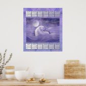 Poster met kalender voor het jaar 2012 van de ijsb (Keuken)