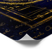 poster met kat en slang sterrenbeeld (Hoek)