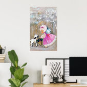 poster met kerst-engelenfeestdag (Thuiskantoor)