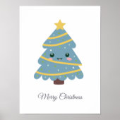 Poster met kerstbomen (Voorkant)