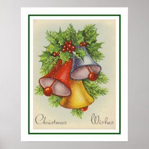 Poster met kerstcadeautjes