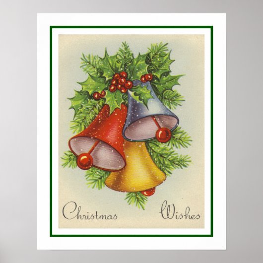 Poster met kerstcadeautjes (Voorkant)