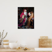 poster met kerstkerstfeestdagen (Keuken)