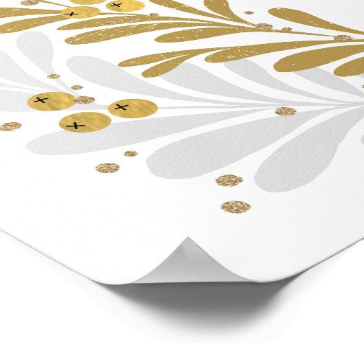 Poster met kerstkraker (Hoek)