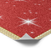 Poster met Kerstmis Snowman (Hoek)