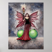 Poster met Kerstmis Yule Fairy van Molly Harrison (Voorkant)