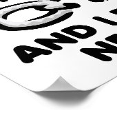 Poster met kettingbrief Death Funny (Hoek)