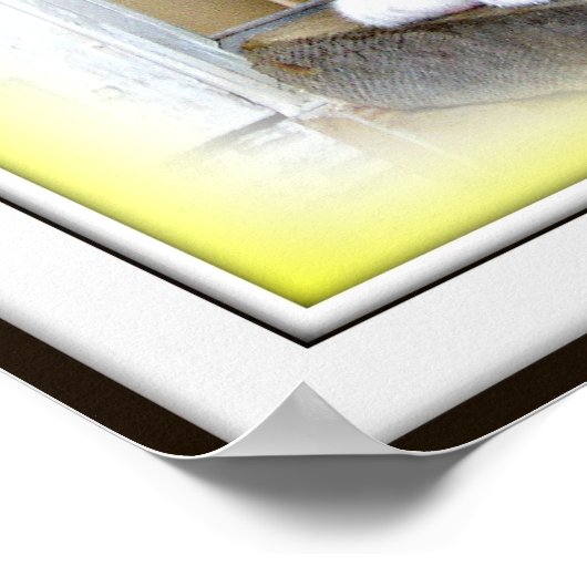 Poster met keukenkooksing (Hoek)