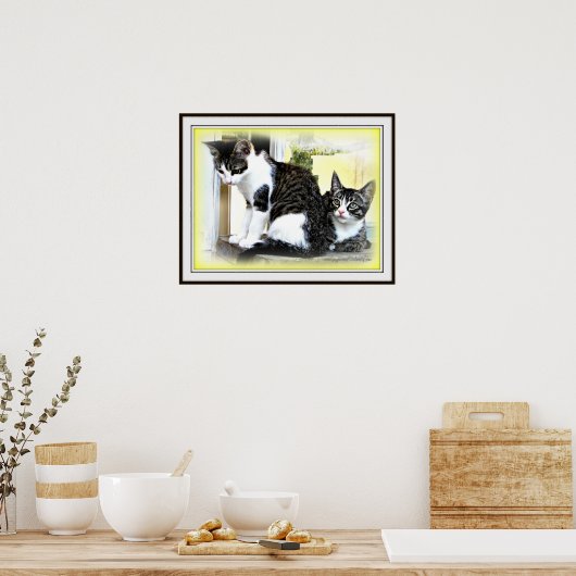 Poster met keukenkooksing (Keuken)