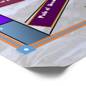 Poster met kleine matte (Hoek)