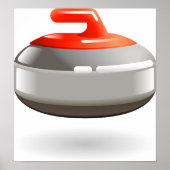 Poster met krulstone (Voorkant)