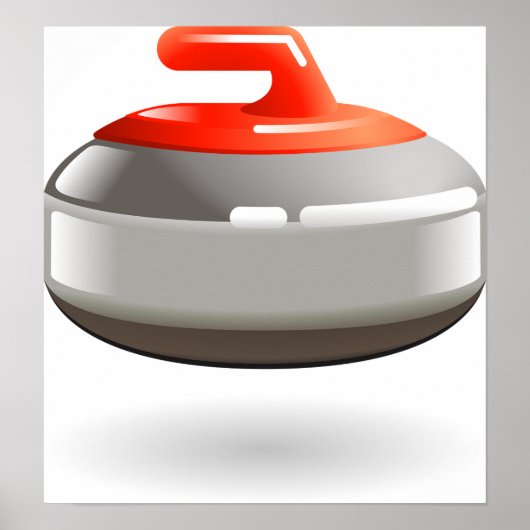 Poster met krulstone (Voorkant)