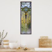 poster met kunstmatig gekleurd glas | MET INGANG V (Keuken)