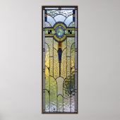 poster met kunstmatig gekleurd glas | MET INGANG V (Voorkant)