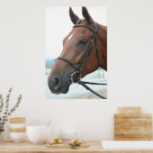 Poster met kwartpaarden (Keuken)