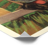 Poster met  label van Country Boy and Dog (Hoek)