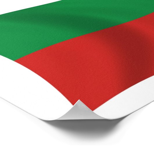 Poster met lade voor Sac & Fox Nation (Iowa) afdru (Hoek)