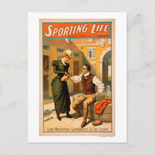 Poster met LifeBoxer Boxer-draagtas Briefkaart