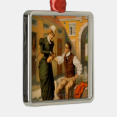 Poster met LifeBoxer Boxer-draagtas Metalen Ornament (Rechts)