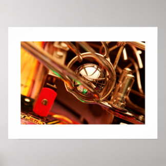 Poster met loopspeldenbal