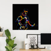 Poster met loskoppelen (Thuiskantoor)