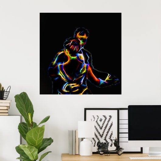 Poster met loskoppelen (Thuiskantoor)