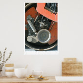 Poster met machine-afbreking (Keuken)
