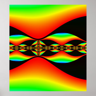 Poster met Mandelbrot Fractal