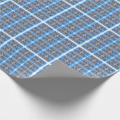 Poster met meerdere portretdolfijnen cadeaupapier (Hoek)