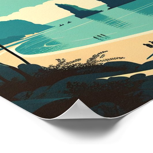 Poster met minimalistisch ventilatorreizen per spo (Hoek)