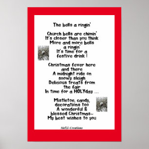 Poster met mooie sentimentele gedicht