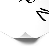 Poster met Motivatie Gezegde - Dream Big! (Hoek)