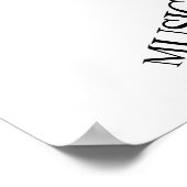 Poster met muziekovers - Ruim Woordkunst (Hoek)