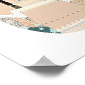 Poster met Native Amerikaanse Matroesjka (Hoek)