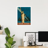 Poster met New York Poster Print (Thuiskantoor)