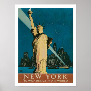 Poster met New York Poster Print