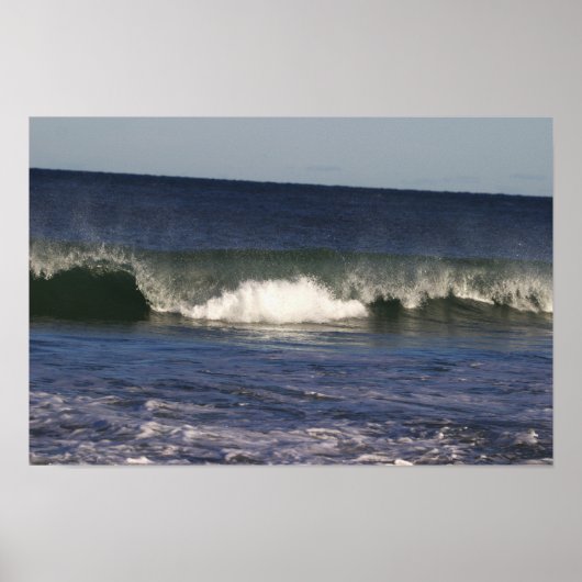 Poster met oceaan golven (Voorkant)