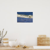 Poster met oceaan golven (Keuken)
