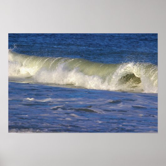 Poster met oceaan golven (Voorkant)
