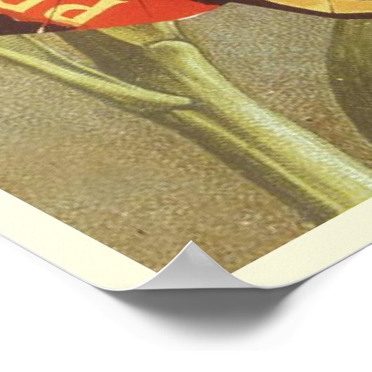 Poster met peren zeep afdrukken (Hoek)