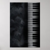 poster met pianoketoetsenbord (Voorkant)