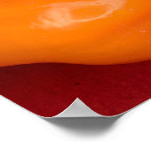 Poster met pittige habanero pepers (Hoek)