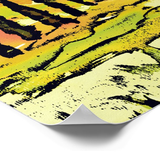 Poster met plateaus (Hoek)