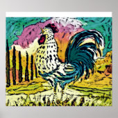 Poster met plateaus (Voorkant)